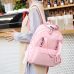 Menghuo Large Capacity Backpack Women Preppy School Bags For Teenagers Female Nylon Travel Bags Girls Bowknot Backpack Mochilas