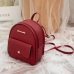 Mini Backpack Women PU Leather Shoulder Bag For Teenage Girls Kids Multi-Function Small Bagpack Female Ladies School Backpack