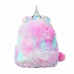 Mini Unicorn Backpack Bags For Women 2019 Winter Faux Fur Small Bagpacks Hologram Leather Teenager Schoolbag Mochila Feminina