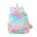 Mini Unicorn Backpack Bags For Women 2019 Winter Faux Fur Small Bagpacks Hologram Leather Teenager Schoolbag Mochila Feminina