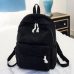 Miyahouse Preppy Style Soft Fabric Backpack Female Corduroy Design School Backpack For Teenage Girls Striped Backpack Women