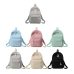 Miyahouse Preppy Style Soft Fabric Backpack Female Corduroy Design School Backpack For Teenage Girls Striped Backpack Women