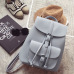 Miyahouse Trendy Female Drawstring PU Leather Backpacks Teenage Girls Small School Bags Women High Quality Casual Rucksack