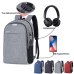 MoneRffi Backpack Laptop Backpack USB Charging Backbag Travel Daypacks Male School Bookbag Leisure Backpack Anti Theft Mochila