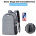 MoneRffi Backpack Laptop Backpack USB Charging Backbag Travel Daypacks Male School Bookbag Leisure Backpack Anti Theft Mochila