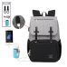 New Fashion With USB Mummy Daddy Diaper Bag Pure Large Waterproof Nursing Bag Travel Backpack Stroller Baby Care Nappy Bag