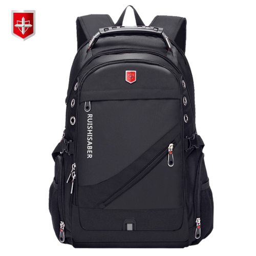 Oxford Swiss 17 Inch Laptop Backpack Men USB Charging Waterproof Travel Backpack Women Rucksack Male Vintage School Bag mochila