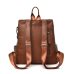 Saiten 2018 New PU Leather Women Backpack Casual School Backpack For Teenager Girl Large Capacity Multifunction Backpack Mochil