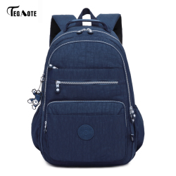 TEGAOTE Brand Laptop Backpack Women Travel Bags 2017 Multifunction Rucksack Waterproof Nylon School Backpacks For Teenagers