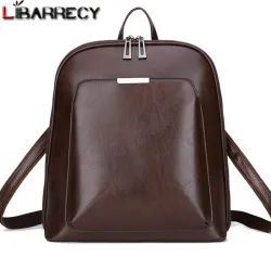 Vintage Backpack Female Brand Leather Women's backpack Large Capacity School Bag for Girls Leisure Shoulder Bags for Women 2018