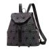 Women Backpack Luminous Geometric Plaid Sequin Female Backpacks For Teenage Girls Bagpack Drawstring Bag Holographic Backpack