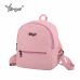 YBYT brand 2018 new PU soft leather women casual small packet preppy style girls rucksacks female shopping bags ladies backpacks