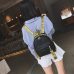 YBYT brand 2018 new preppy style letter panelled women backpack girl schoolbag ladies small travel bag student school backpacks