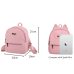 YBYT brand 2018 new preppy style solid women kawaii rucksack simple lychee pattern ladies travel bag student school backpacks