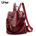 ZMQN Backpack Women Shoulder School Bags for Teenage Girls Vintage Leather Anti Theft Backpack Mochila Mujer Back Pack Lady C106