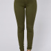 Euramerican High Waist Zipper Design Green Denim Pants Euramerican High Waist Zipper Design Green Denim Pants