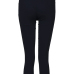 Leisure Broken Holes Black Cotton Skinny Ninth Pants Leisure Broken Holes Black Cotton Skinny Ninth Pants