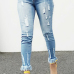 Stylish High Waist Tassel Design Blue Denim Pants Stylish High Waist Tassel Design Blue Denim Pants