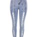 denim Solid Zipper Fly High Regular Pants Jeans denim Solid Zipper Fly High Regular Pants Jeans