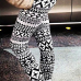 Euramerican High Waist Printed Polyester Leggings Euramerican High Waist Printed Polyester Leggings