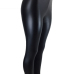 Euramerican High Elastic Waist Black Leather Pants Euramerican High Elastic Waist Black Leather Pants