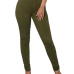Stylish Mid Waist Green Cotton Blends Pants Stylish Mid Waist Green Cotton Blends Pants