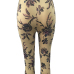 Stylish Elastic Waist Floral Print Polyester Skinny Pants Stylish Elastic Waist Floral Print Polyester Skinny Pants