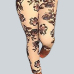 Stylish Elastic Waist Floral Print Polyester Skinny Pants Stylish Elastic Waist Floral Print Polyester Skinny Pants