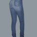 Stylish High Waist Blue Cotton Skinny Pants Stylish High Waist Blue Cotton Skinny Pants