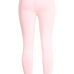 Stylish High Waist Double-breasted Decorative Pink Cotton Skinny Pants Stylish High Waist Double-breasted Decorative Pink Cotton Skinny Pants