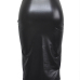 Trendy High Waist Black Leather Sheath Knee Length Skirts Trendy High Waist Black Leather Sheath Knee Length Skirts