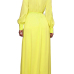  Chiffon Fashion V Neck Long Sleeve A Line Floor length Dresses