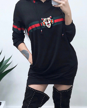  Polyester Casual V Neck Cap Sleeve Long Sleeve Straight Knee Length Dresses