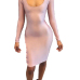 Polyester Sexy O neck Long Sleeve Sheath Knee Length Dresses Polyester Sexy O neck Long Sleeve Sheath Knee Length Dresses