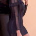 Sexy Round Neck See-Through See-Through Gauze Mini Dress Sexy Round Neck See-Through See-Through Gauze Mini Dress