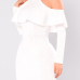 Trendy Hollow-out White Healthy Fabric Sheath Mini Dress Trendy Hollow-out White Healthy Fabric Sheath Mini Dress
