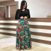 2019 Casual Maxi Dress Bohemian Print 4XL 5XL Plus Size Boho Summer Robe Women Dress Elegant Long Dresses Beach Clothes Vestidos