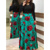 2019 Casual Maxi Dress Bohemian Print 4XL 5XL Plus Size Boho Summer Robe Women Dress Elegant Long Dresses Beach Clothes Vestidos