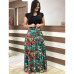 2019 Casual Maxi Dress Bohemian Print 4XL 5XL Plus Size Boho Summer Robe Women Dress Elegant Long Dresses Beach Clothes Vestidos