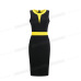 2019 Fashion office lady dress black work dress clothes summer sleeveless women bussiness style comfortable slim pencil dresses