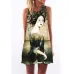 2019 New Summer Dresses Fashion Women Clothing Robe Sexy Cartoon Bodycon Miki Print O-Neck Mini Casual Sheath Dresses Vestidos