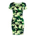 2019 New Summer Fashion Women Sexy Tank Dress Slim Casual Camouflage Military O-Neck Print Splice Empire Mini Dresses Vestidos