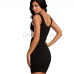 2019 New Summer Women Ladies Clothing Sexy Sleeveless Bodycon Bandage Club Dress Lace Crochet Patchwork Sheath Party Dresses