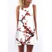 2019 Summer Dress Floral Print Boho Dresses For Women Casual Beach Sundress Sleeveless Flamingo Chiffon Dress Vestidos De Fiesta