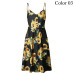 2019 Summer Women Button Decorated Print Dress Off-shoulder Party Beach Sundress Boho Spaghetti Long Dresses Plus Size FICUSRONG