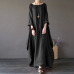 2019 Summer autumn Plus Size Dresses Women 4xl 5xl Loose long vintage Dress Boho Shirt Dress Maxi Robe fashion Female Q293