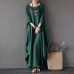 2019 Summer autumn Plus Size Dresses Women 4xl 5xl Loose long vintage Dress Boho Shirt Dress Maxi Robe fashion Female Q293