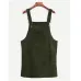 2019 Women Retro Corduroy Dress Autumn Spring Suspender Sundress Sarafan Loose Vest Overall Dress Female Natural Casual Dresses