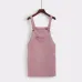 2019 Women Retro Corduroy Dress Autumn Spring Suspender Sundress Sarafan Loose Vest Overall Dress Female Natural Casual Dresses