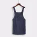 2019 Women Retro Corduroy Dress Autumn Spring Suspender Sundress Sarafan Loose Vest Overall Dress Female Natural Casual Dresses